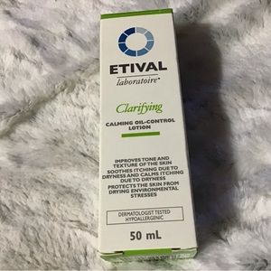 Etival clarifying calming oil control  lotion 50 ml new box